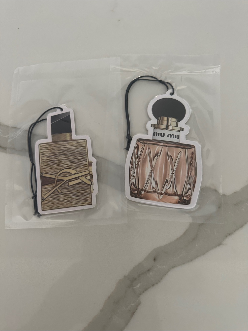 YSL, Miu Miu Fragrance Cards (New) Duo